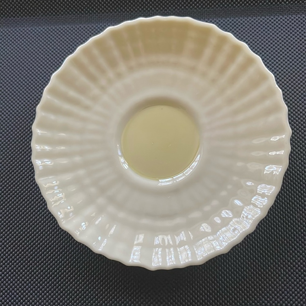 Vintage Porcelain Belleek Saucer